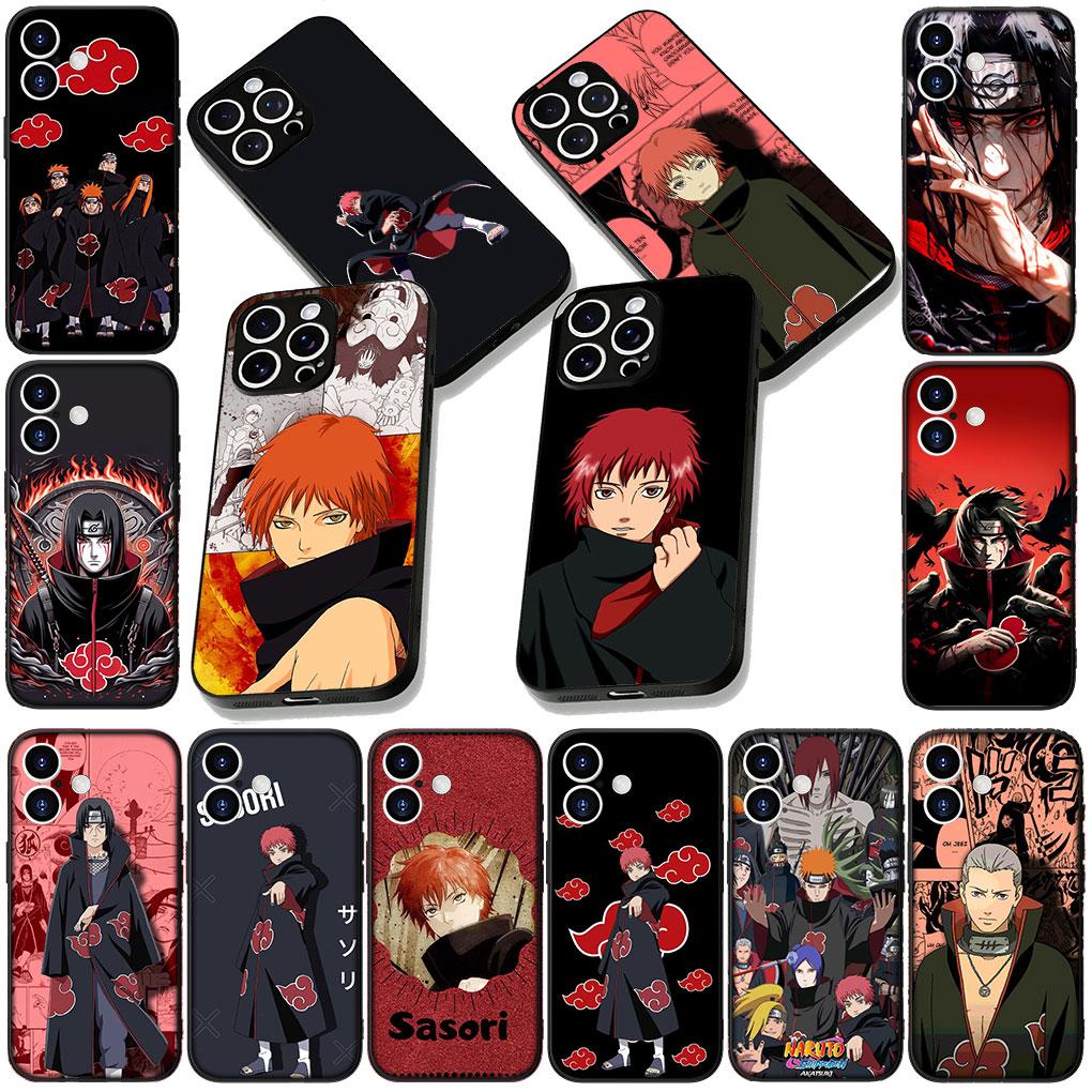Cover for Samsung Galaxy Note 20 9 8 S8 S10 S9 Plus A54 A33 A21S A31 M21 S10E A17 Case Sasori Narutos Akatsuki Uchiha Itachi