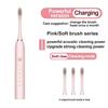 Electric Toothbrush Set Ultrasonic Adult Fully Automatic Smart Sonic Ultra Fine Soft Wool Easy To Carry Full Body Waterproof-