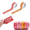250PCS/Roll Fragile Warning Sticker Shipping Labels Stickers For Delivery Glass Product Warning Labels Adhesive Mini Papers