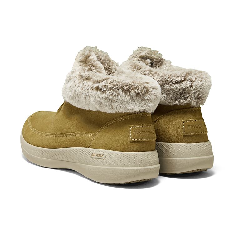 Skechers Аго Ходьба Арч Фит Ботинок Короткий До середины икры Снегоступы Женские ботинки Коричневый 144664-CSNT