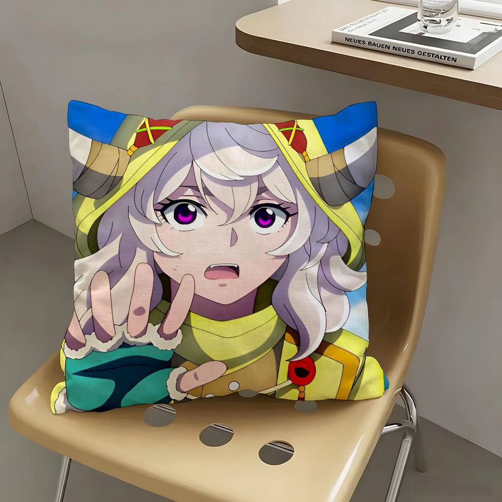 1pc Anime Shangri-La Saiga-0 Emel Pillow Case Fashion Square Pillowcase Bedroom Sofa Room Ins Decoration Leisure