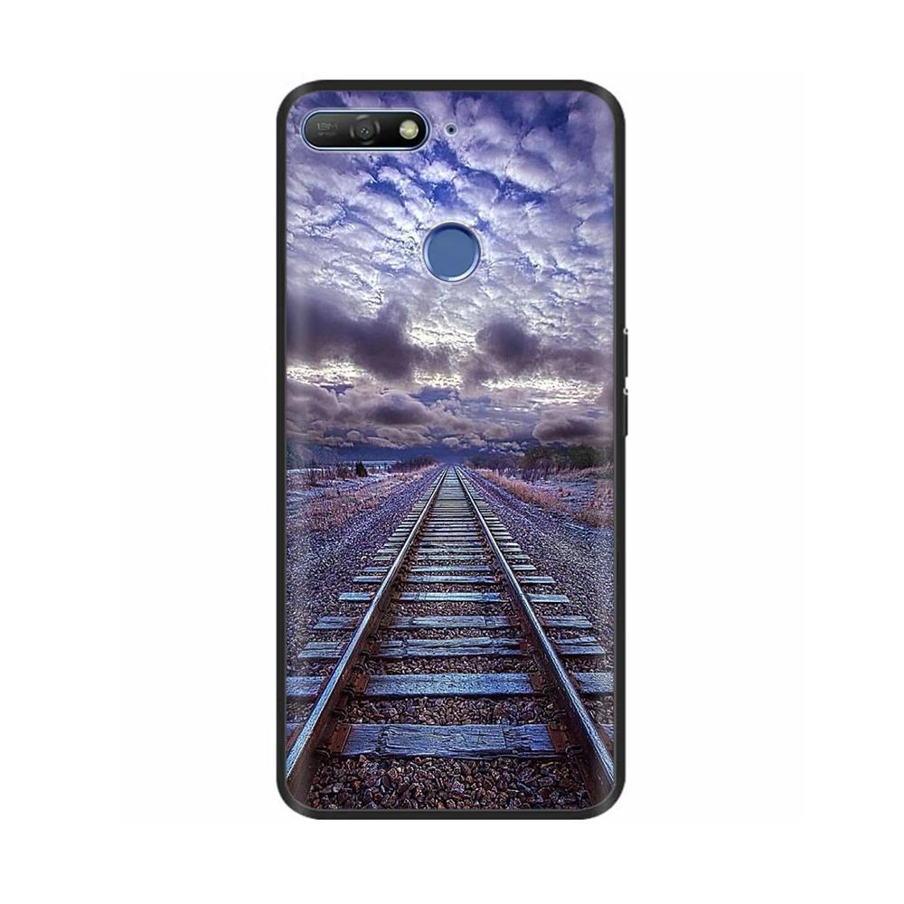 Cute Candy Painted Cover For Huawei Honor 7A Pro Case Soft Silicone Back Cover For Honor 7C Cases Honor7A Pro 5.7" Cases Bumper