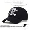 Unisex Skeleton Embroidery Baseball Caps Spring Autumn Outdoor Sunscreen Hat Adjustable Casual Trucker Hats