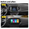 Car Radio for Jeep Compass 2017 - 2020 2 Din Android Stereo Multimedia Player GPS Navigation Carplay Autoradio Touch Head Unit
