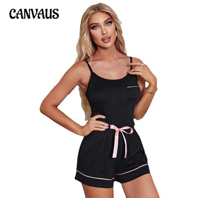 Пижамы женские летние сексуальные подтяжки шорты комплект из двух предметов женской домашней одежды