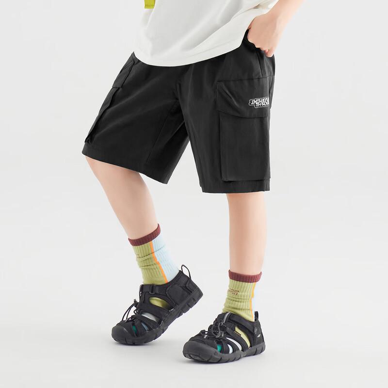 Boys' Loose Fit Cotton Cargo Shorts
