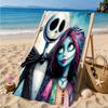 Skull Jack Artwork Printed Microfiber Beach Towel, Soft And Absorbent, Quick-Dry, Ideal for Summer Travel, Beach Essential, Swimming Pool