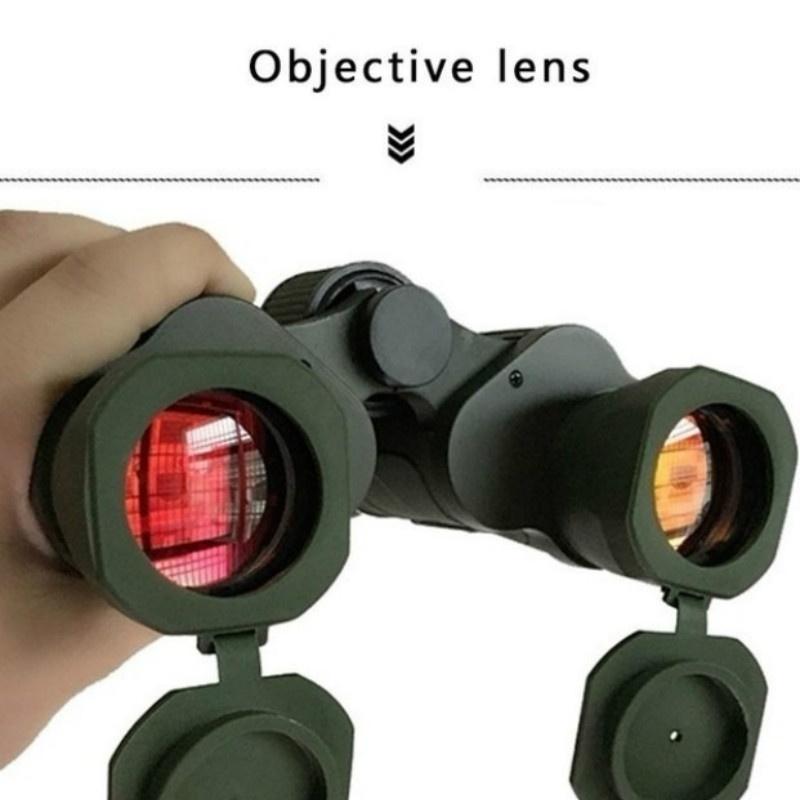 Hd портативный 50x50 56 м/1000 м профессиональный бинокль военный военный телескоп ночного видения и разведки координатный компас бинокль
