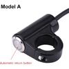 Motorcycle Push Start Button with Horn, Headlight, Brake, Fog Lights - 7/8" (22mm) Automatic Return with Green Light