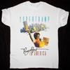 НОВЫЙ SUPERTRAMP BREAKFAST IN AMERICA Подарок для фаната Белая футболка Размер S-5XL OM98