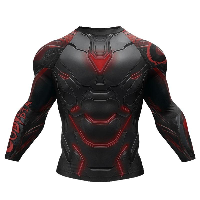 Мужская футболка Cody Lundin для ММА с 3D-печатью, BJJ, бокса, спортивные топы с длинным рукавом, рашгарды, футболки для джиу-джитсу, кикбоксинга, фитнес-майки