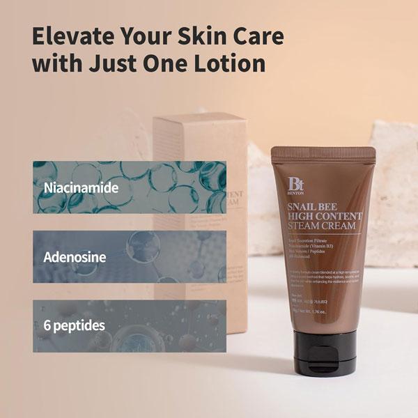 Benton Паровой крем с высоким содержанием Snail Bee 50г