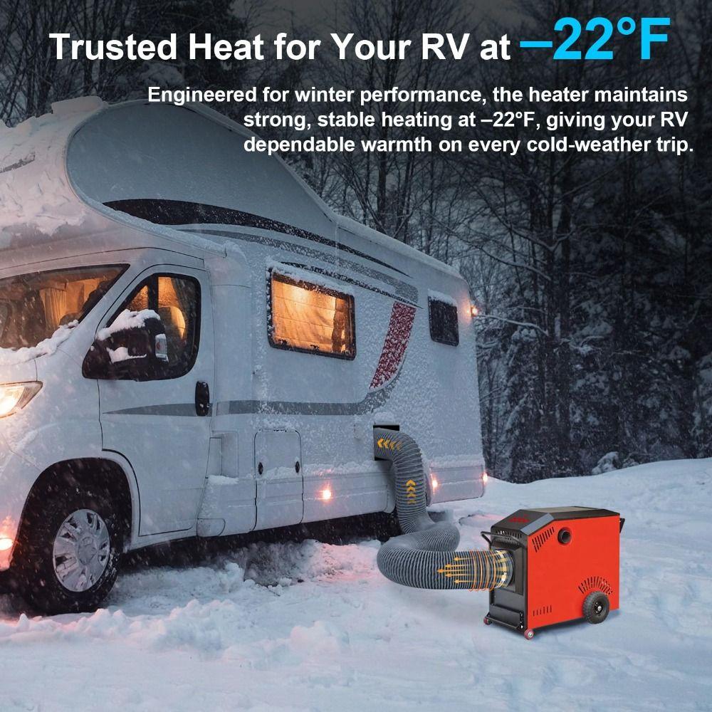Nylon Dryer Vent Hose Heavy-Duty Venting Hose Flexible Diesel Heater Hose RV Camping Truck Tent
