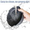 Air Fryer Silicone Pot 8 Inch Reusable Air Fryer Silicone Basket Replacement for Paper Liners BPA-Free Round Silicone Baking Pan
