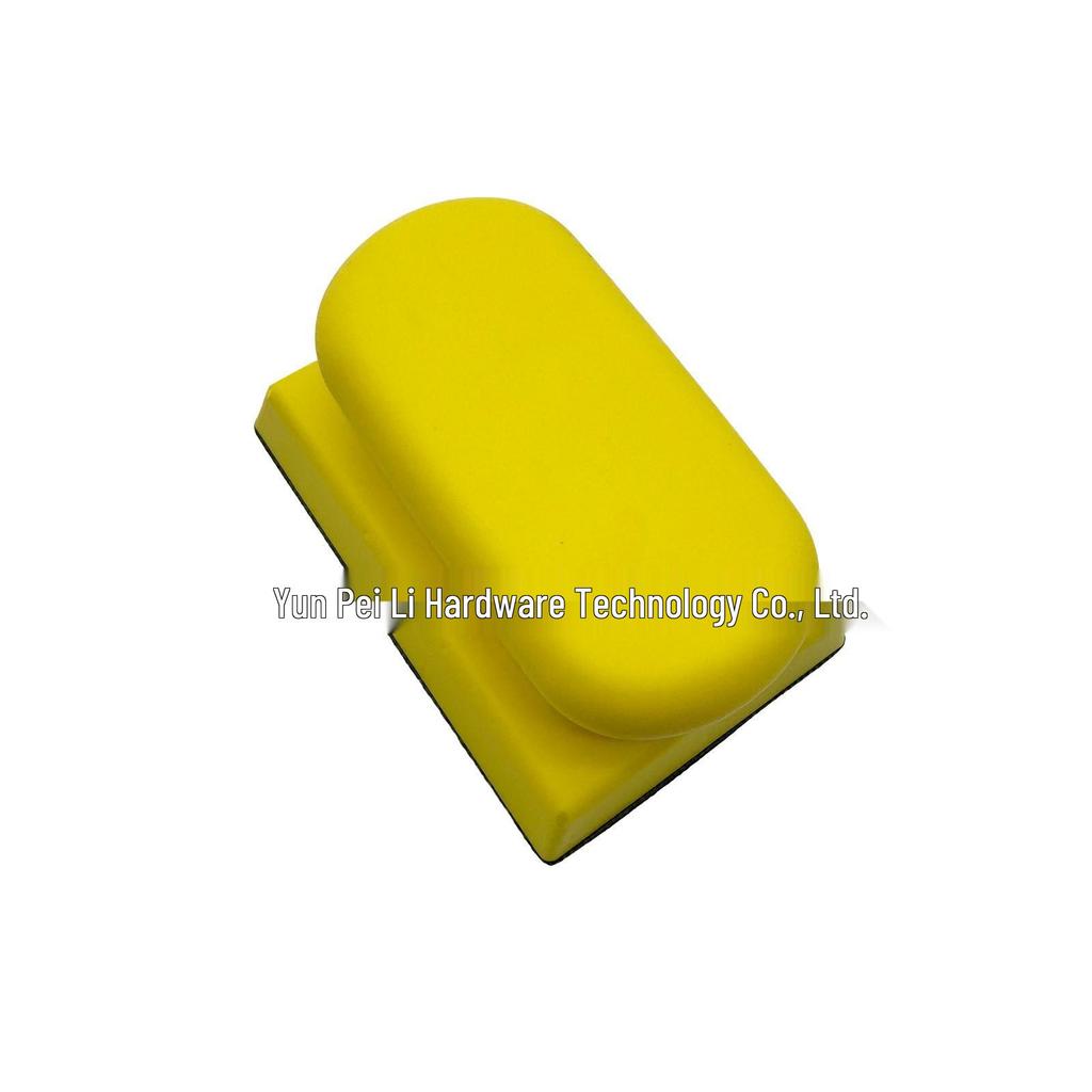 Round Hand Sanding Pad with Self-Adhesive Sandpaper for Car Polishing and Cleaning
