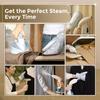 Garment Steamer Gloves For Steaming Clothes - Grey Steam Mitt Protects Against Heat - Flexible Hand Mitten For Steam Iron