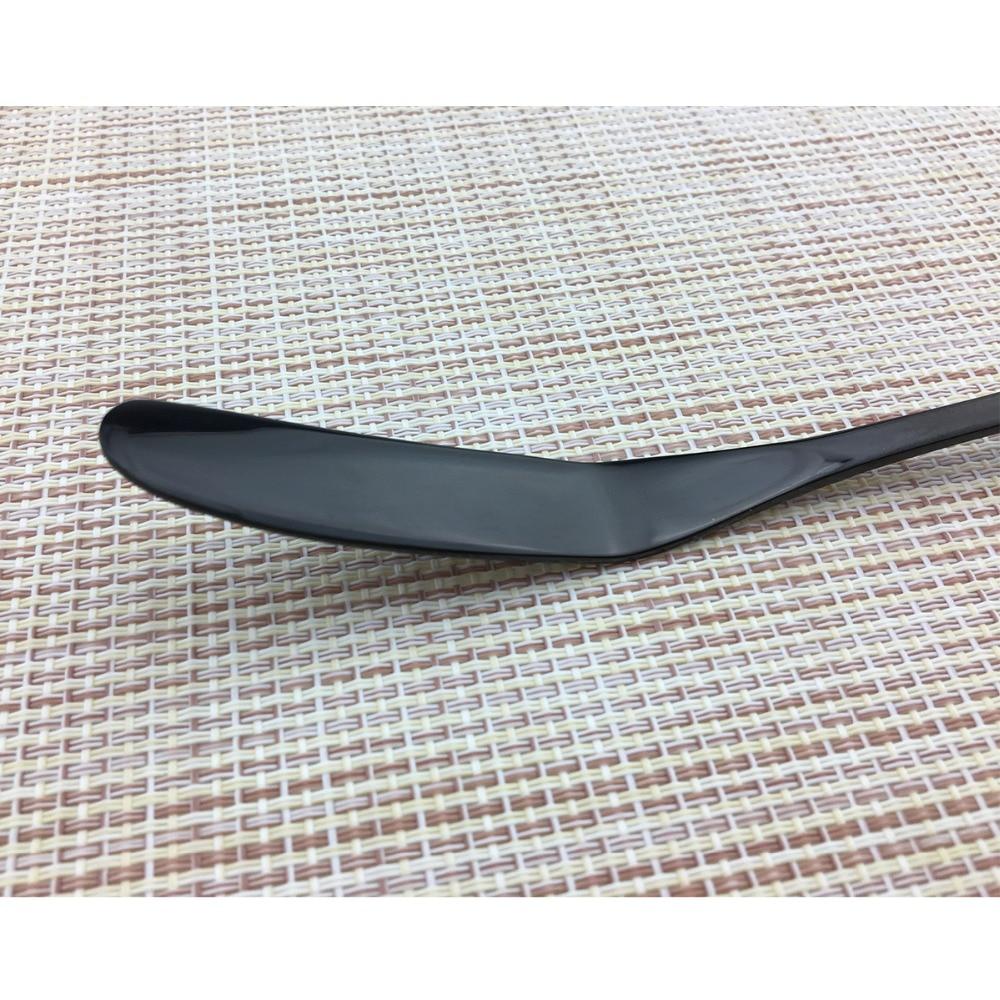 1-Piece Mirror Black Cutlery Set 18/10 Stainless Steel Western Food Tableware Sets Butter Fork Spoon Dinnerware