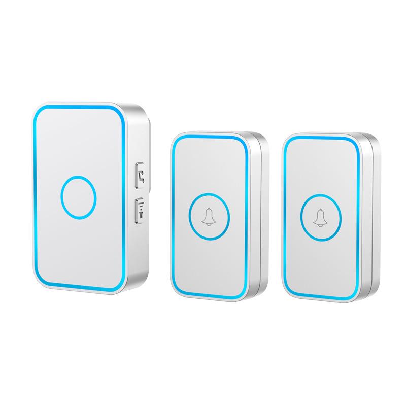 Smart Long-Range Wireless Doorbell with Remote Control - Dual Receiver System.