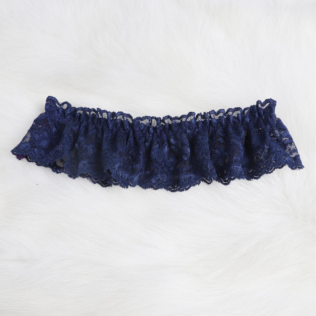 Wedding Garter Lace Floral Sexy Leg Garter Belt White Bowknot Bridal Lingerie Lace Leg Ring Loop Party Cosplay Suspender