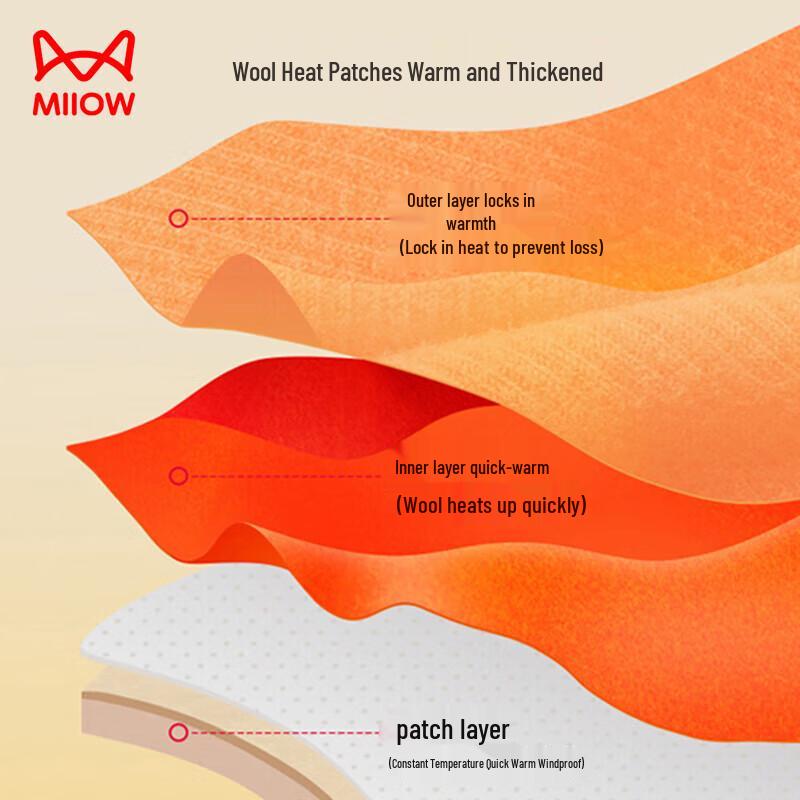 Мужские утепленные термобрюки Mao Ren с флисовой подкладкой и шерстяными наколенниками