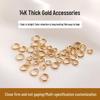 14K Gold-Filled Color-Preserving Open Jump Rings Connectors for Necklace/Bracelet DIY Jewelry Making