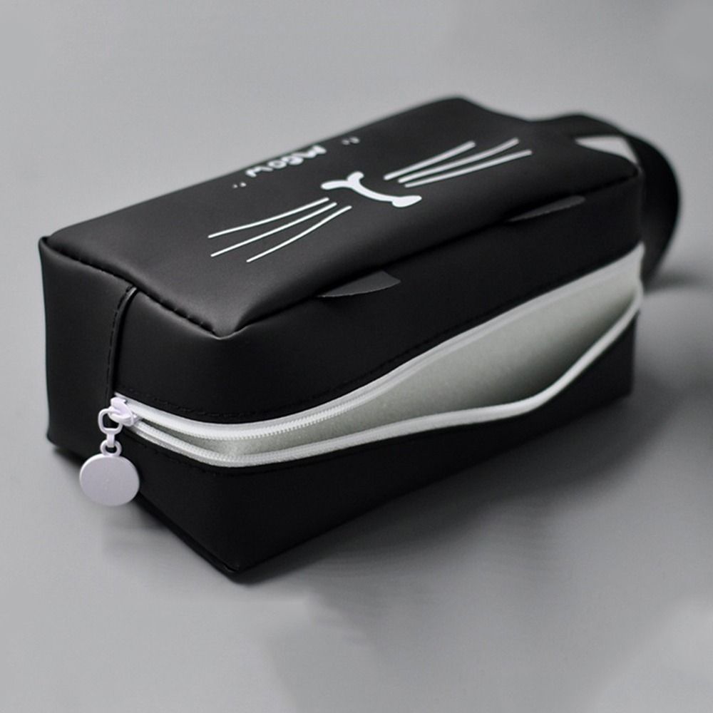 Многофункциональная сумка для хранения с милым мультяшным принтом и застежкой-молнией, канцелярская сумка для карандашей, подарки