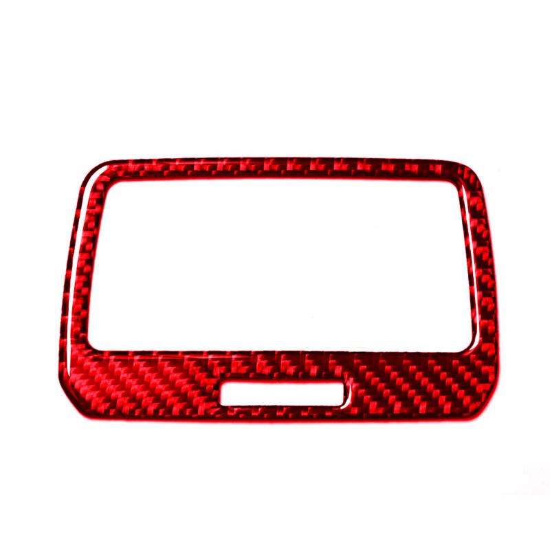 Автомобильные аксессуары для Volkswagen VW Golf 7 GTI MK7 2014-стайлинг автомобиля, внутренние красные наклейки из углеродного волокна