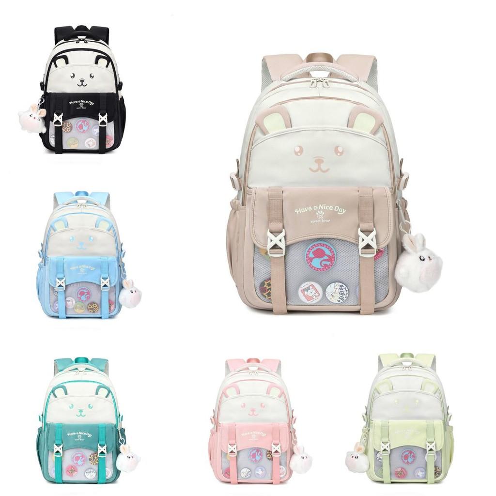Cartoon Capacity Large Backpack Student Backpack Womens Leisure Use Educational