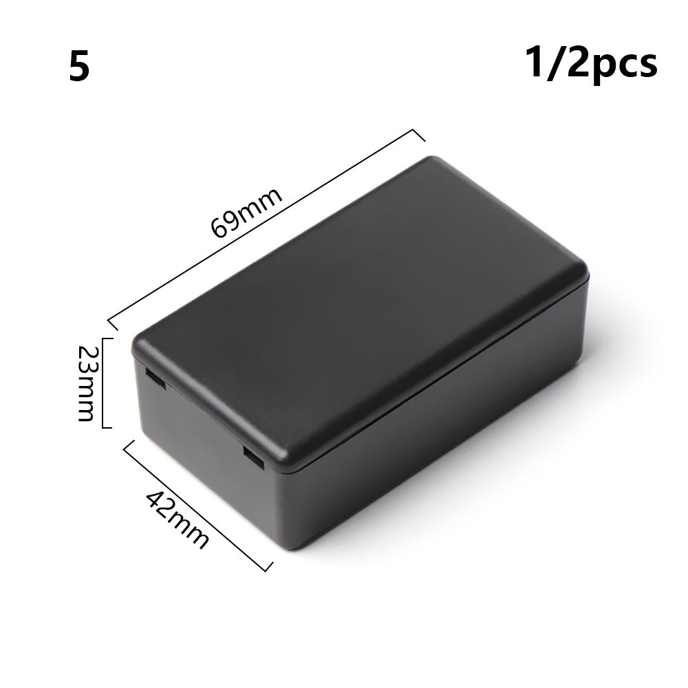1/2pcs 5 sizes ABS Plastic High Quality Electronic Project Box Instrument Case Enclosure Boxes Waterproof Cover Project