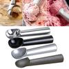 Nonstick Anti-Freeze Ice Cream Scooper Stainless Steel Ice Cream Scoop with Comfortable Handle Icecream Spoon