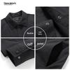SEPTWOLVES Men's Seersucker Lapel Collar Casual Jacket