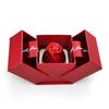 Rose Gift Box: Necklace, Ring, and Everlasting Soap Flower Packaging