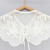 Embroidery Crochet Fake Collar Female Lace Mesh Thin Collar Outer Matching Skirt Decorative Collar