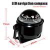 12V Marine Electronic Navigation Compass LED Light Nautical Compass Pivoting For Boat Marine Car Offroad Pointer Digital Compass