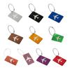 Suitcase Tags Luggage Tag Baggage Backpack Tags with Metal Loop Name ID Address Card Baggage Identifier Travel Accessory