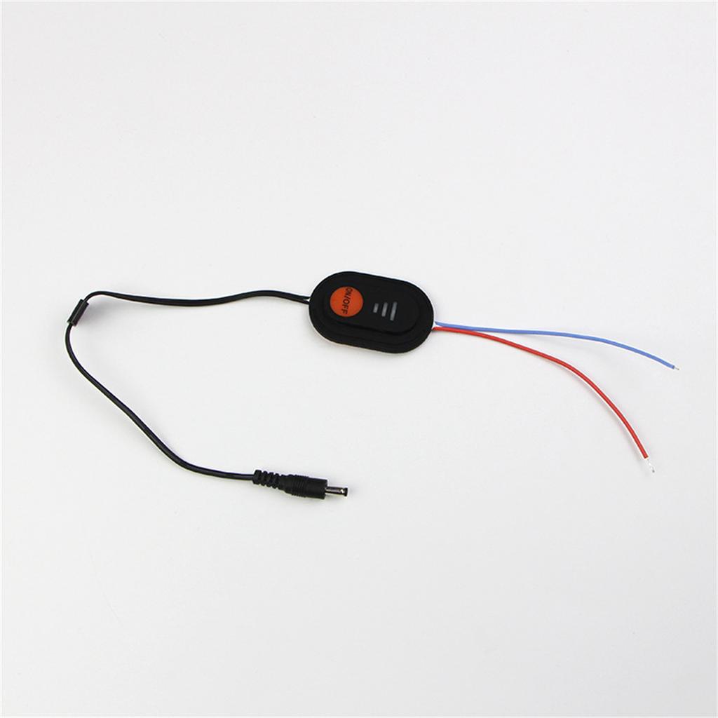 Силиконовый кнопочный переключатель, водонепроницаемый переключатель контроля температуры, жилет с подогревом, брюки, перчатки, контроллер температуры «сделай сам»