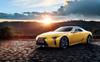 Обои-постер с изображением Lexus LC500 2017 года в Toyota Characro 603 мм x Архитектурные обои и Сделано в Стене Ванная комната Отклеивающиеся желтые,