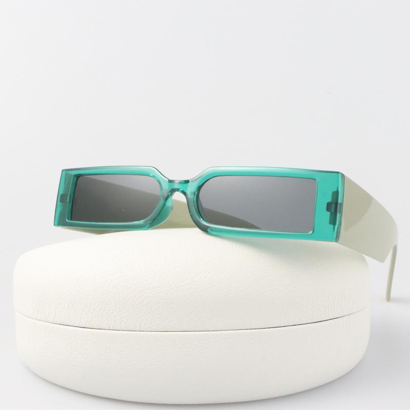 Прямоугольные винтажные солнцезащитные очки женские брендовые дизайнерские узкая оправа солнцезащитные очки женские модные для личности для улицы