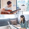 New Bee Folding Music Adjustable Height Desktop Stand with Music Clip and Storage Black MS21 Stand, (70-135cm), Bag,