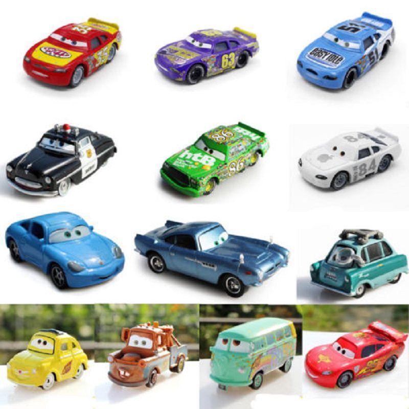 Очаровательные мини-фигурки Pixar Cars из ПВХ, фигурки для экшена, модель, игрушки-куклы для детей