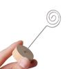 Clamp Round Shape Base Wedding Supplies Wooden Clamps Stand Place Card Picture Frame Photos Clips