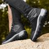 39-48 Men's Plus Size Anti Slip Wear-resistant Fashionable and Trendy Outdoor High Top Hiking Shoes Hiking Shoes