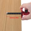 Woodworking Scriber and Marking Tool - with Inch and MM Scale for Drawing Parallel Lines, Mortise Measuring, and Layout