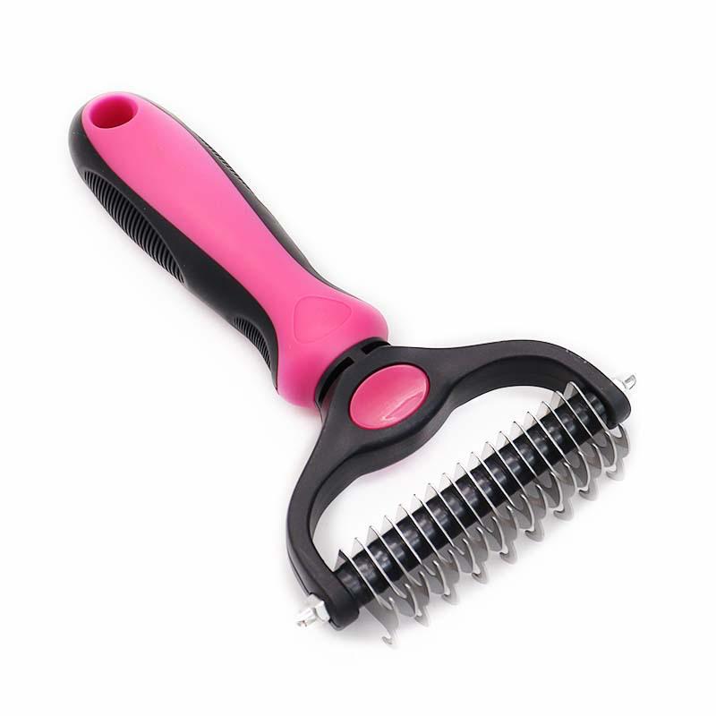 Pet Detangling Double-Sided Grooming Comb for Dogs & Cats