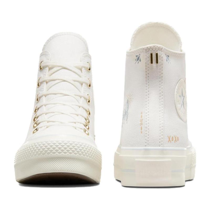 Converse Chuck Taylor All Star Удобные и универсальные эспадрильи хайтопы женские белые