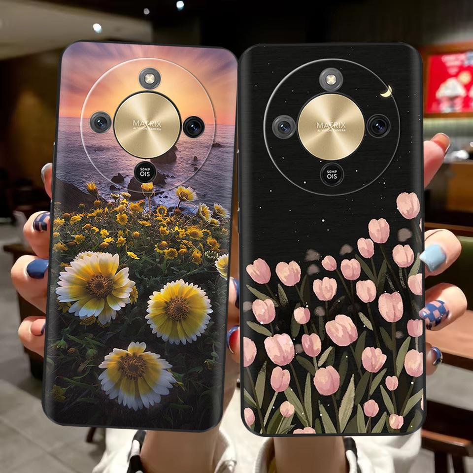 Чехол для Honor X70 Мягкая силиконовая задняя крышка из ТПУ для Honor X 70 X70 MTN-AN00 Мягкие чехлы с защитой камеры HonorX70 6.79" Fundas