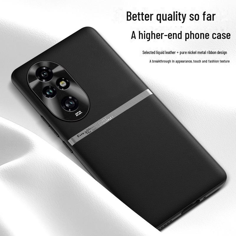 Защитный чехол Liquid Leather Anti-Fall, Anti-Fouling для мобильного телефона Honor 200