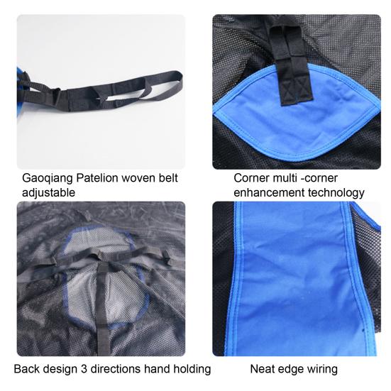 Слинг для переноса пациента на все тело, грузоподъемность 300 кг, регулируемый, дышащий, для инвалидов, прикованных к постели, для пожилых людей, для позиционирования кровати, для помощи при купании, сетчатый ремень