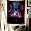 Halloween Horror Movie Poster Tapestry Tapestry Fashion Print Background Cloth Soft Christmas Gift Home Decor