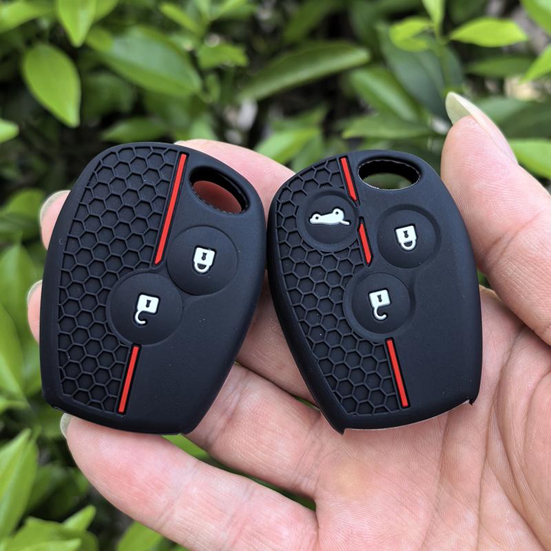 Силиконовый чехол-брелок для ключа автомобиля для Renault Trafic Clio Duster Logan Dacia Sandero Для Nissan Terrano Almera